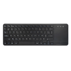 Clavier sans fil avec touch pad pour  K-SMART pour Smart TV - noir