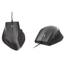 Souris filaire ergonomique noir ERGO LINE