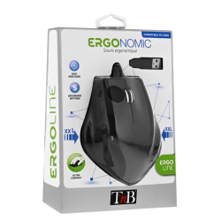 Souris filaire ergonomique noir ERGO LINE