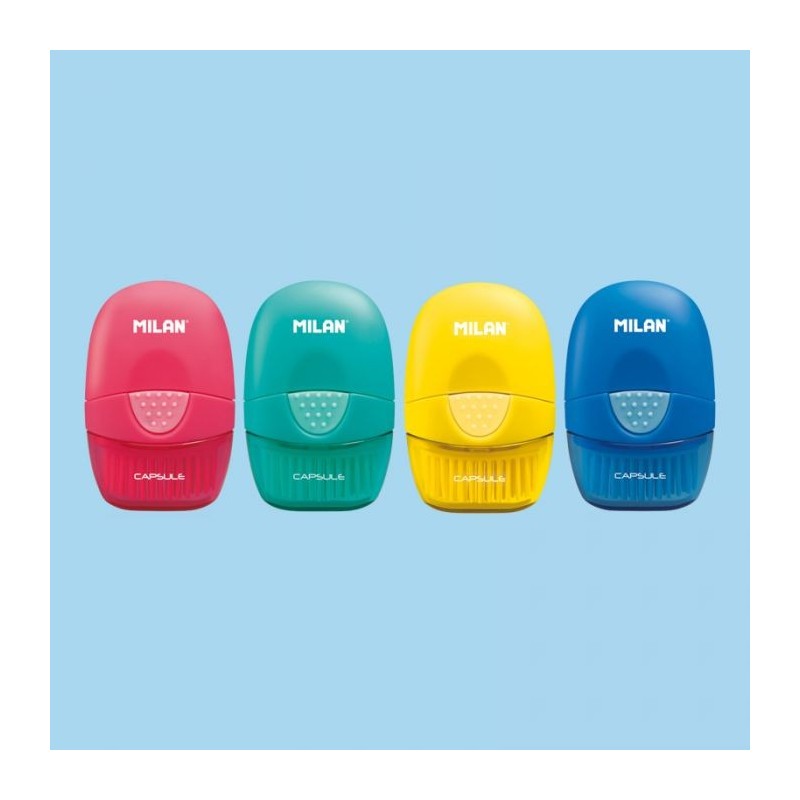 Gomme blanche avec brosse CAPSULE assortie Milan