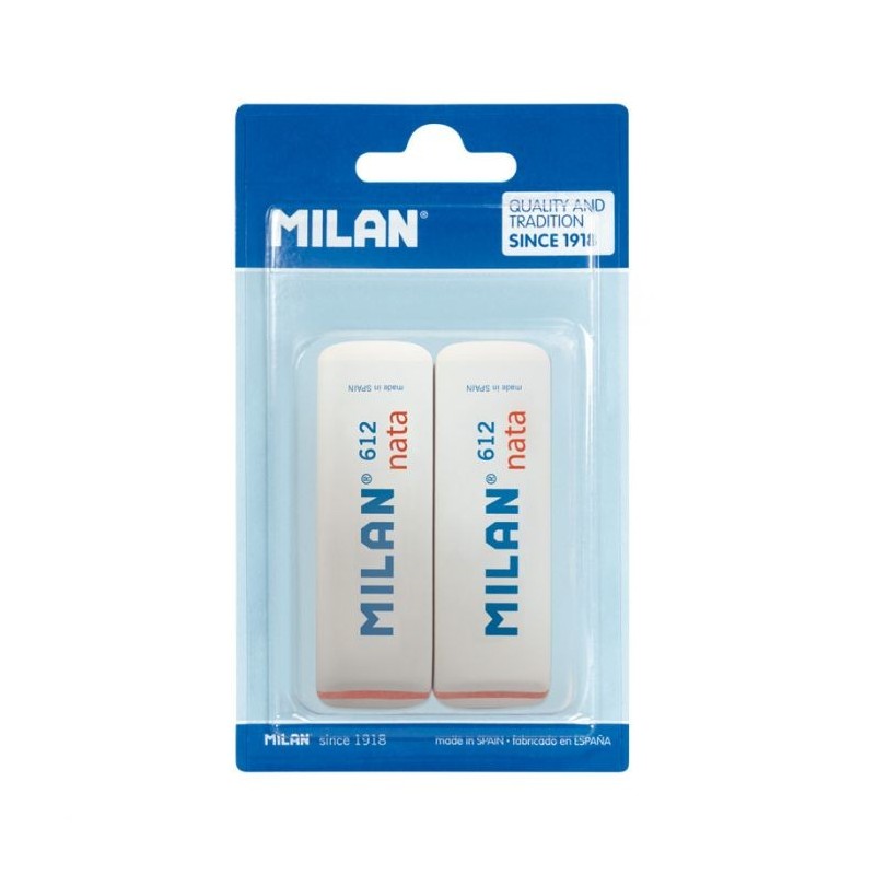 Gomme blanche NATA 612 blist de 2 MILAN