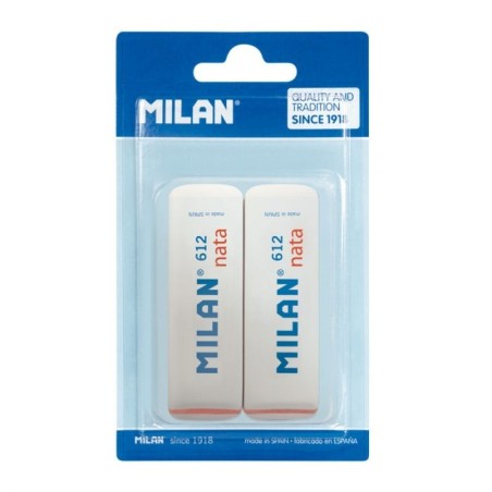 Gomme blanche NATA 612 blist de 2 MILAN