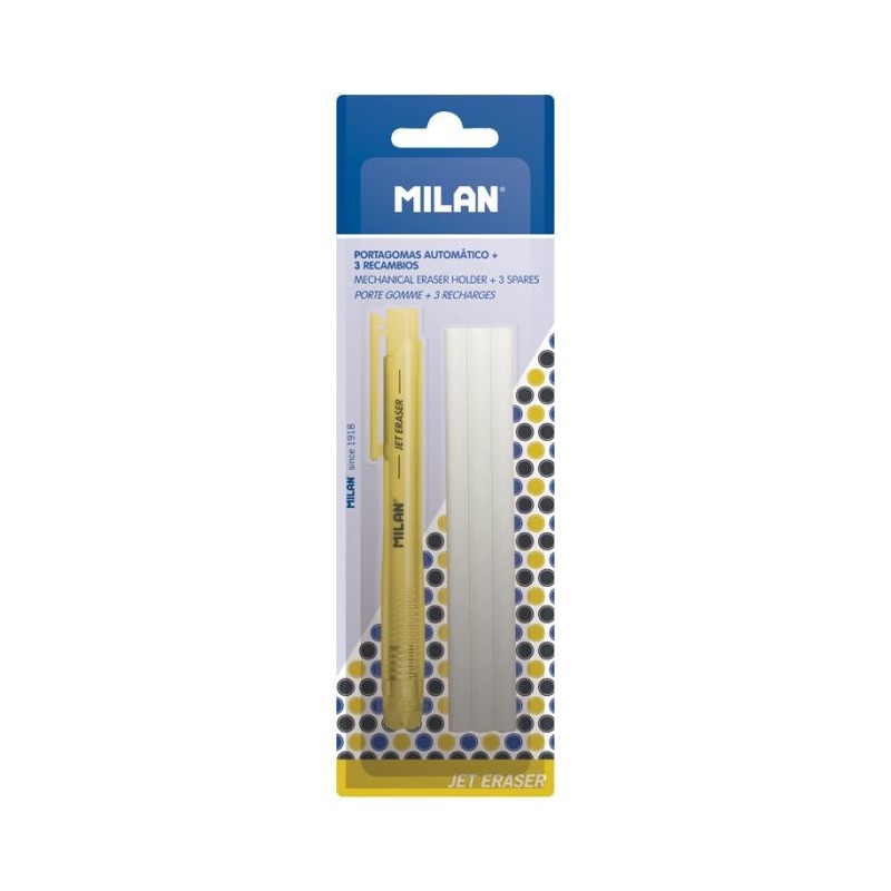 Gomme blanche stick JET ERASER blister MILAN