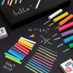 Craie blanche sans poussière bte de10 Milan