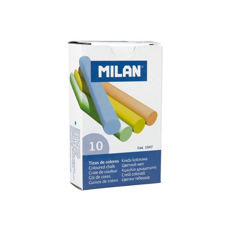 Craie bte de 10 couleur sulfate MILAN