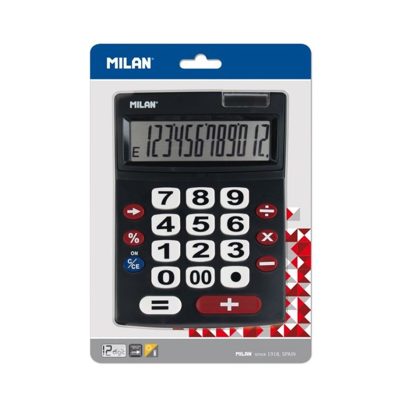 Machine à calculer 12 chiffres blister MILAN