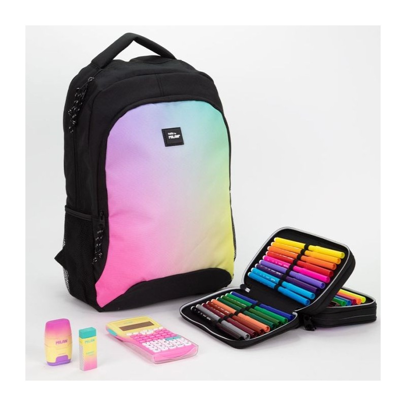 Sac à dos 52X34,5X23 cm SUNSET BLACK 2F MILAN