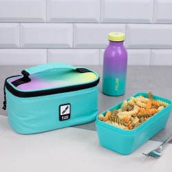 Sac à repas isotherme 1.5L SUNSET GREEN MILAN