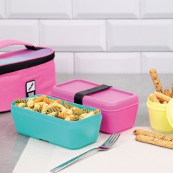 Sac à repas isotherme 1.5L SUNSET PINK MILAN