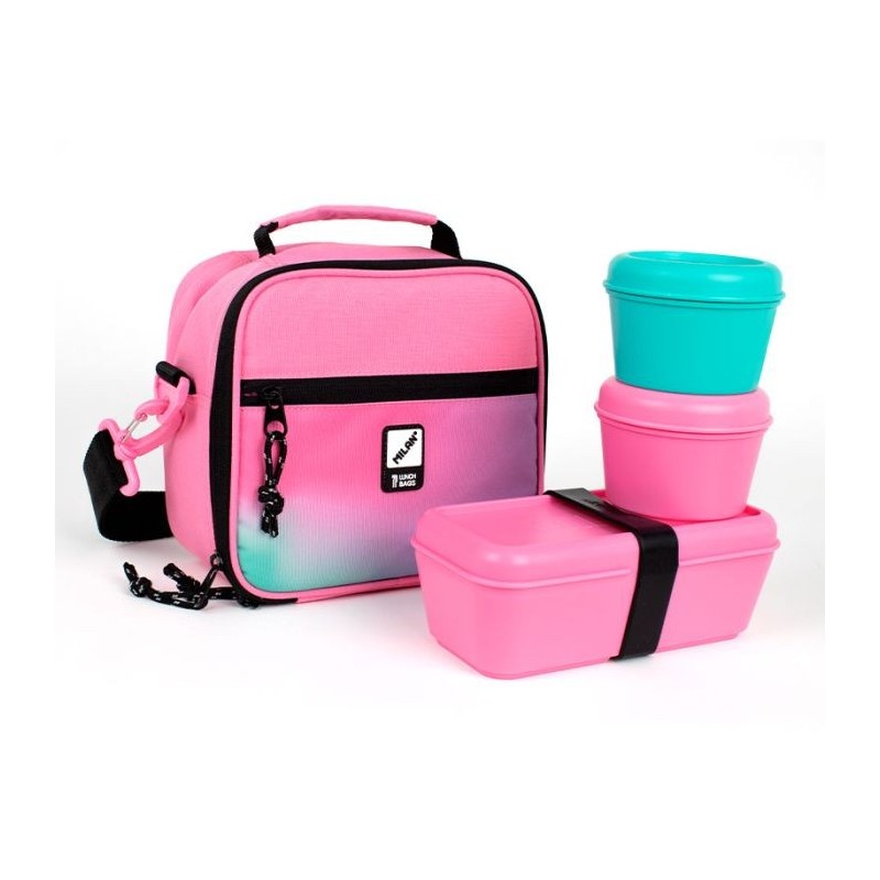 Sac à repas isotherme 3.5L SUNSET PINK MILAN
