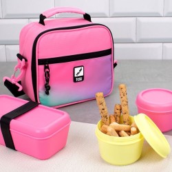Sac à repas isotherme 3.5L SUNSET PINK MILAN