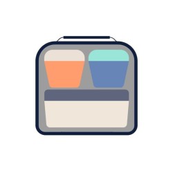 Sac à repas isothermique 23x20x11 THE FUN MILAN