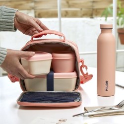 Sac à repas isotherme av 3btes aliment.3.5L PINK MILAN