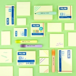 Bloc cube jaune 76x76 100 feuilles