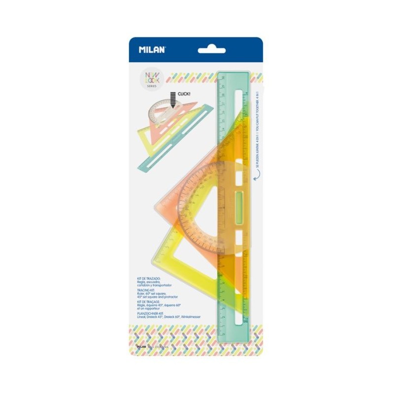 Kit de traçage NEW LOOK 4 pces GM MILAN