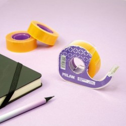 Dévidoir avec Scotch de bureau 19mmx33 Milan