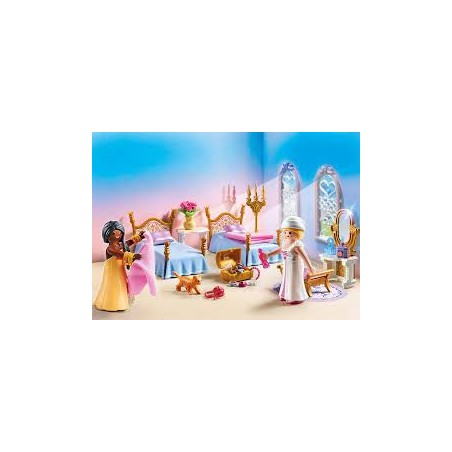 Chambre de princesse avec coiffeuse