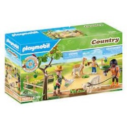 Randonneurs et alpagas