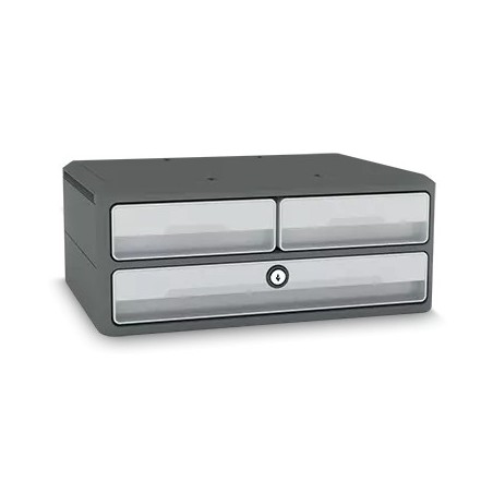 Bloc Module 3 tiroirs avec serrure CEP
