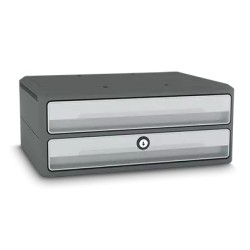 Bloc Module 2 tiroirs avec serrure CEP
