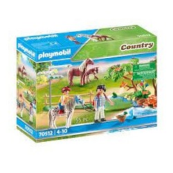 Randonneurs et animaux