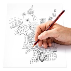 Crayon graphite tradition 2H Steadtler