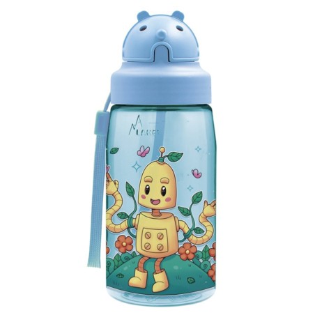 Gourde kids Tritan  0.45 L OBY cap Eco robot OBYER LAKEN