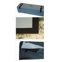 Ecran Vidéoprojecteur avec VALISE  203x313  16:10 Blanc mat