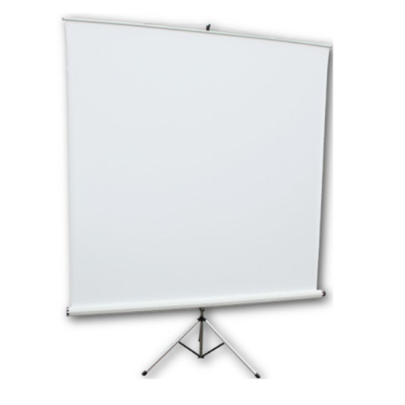 Ecran Vidéoprojecteur portable et trépied 240X240 (Format carré)