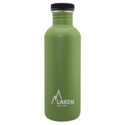 Gourde 1000ml Basic Steel PLAIN LAKEN