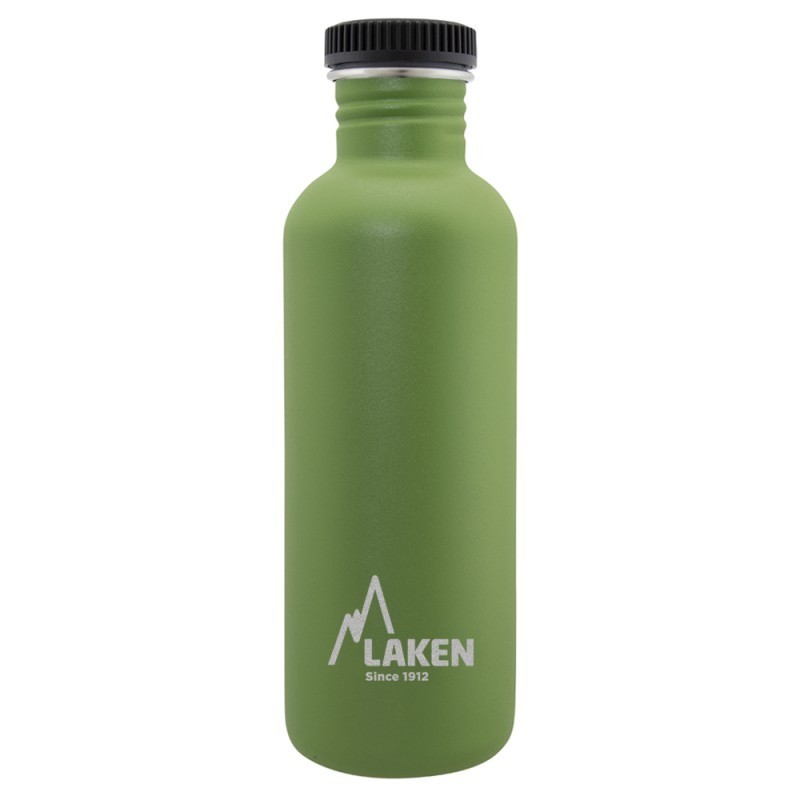 Gourde 1000ml Basic Steel PLAIN LAKEN