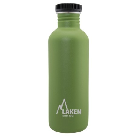 Gourde 1000ml Basic Steel PLAIN LAKEN