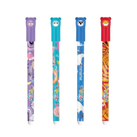 Stylo à bille effaçable SPINNY PEN blester MITAMA