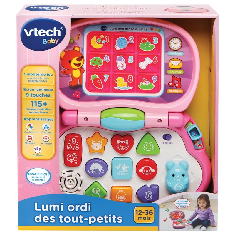 Lumi ordi des tout-petits rose VTECH