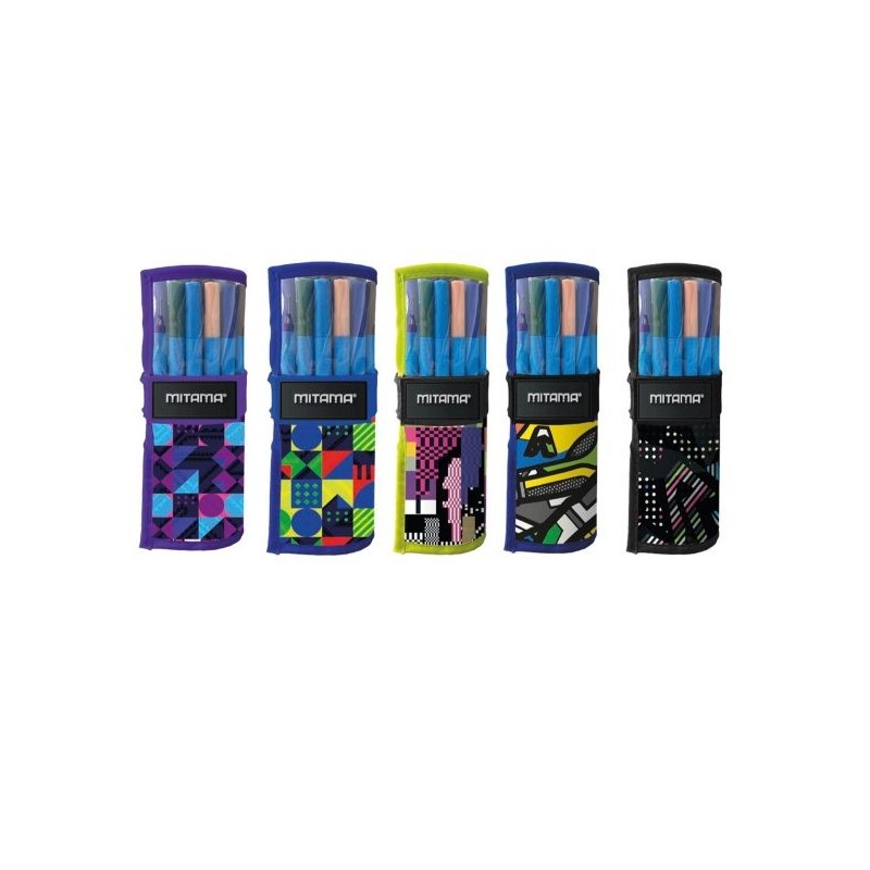 Trousse garnie Writing ROLL case GRAPHICS ASSORTIE MITAMA