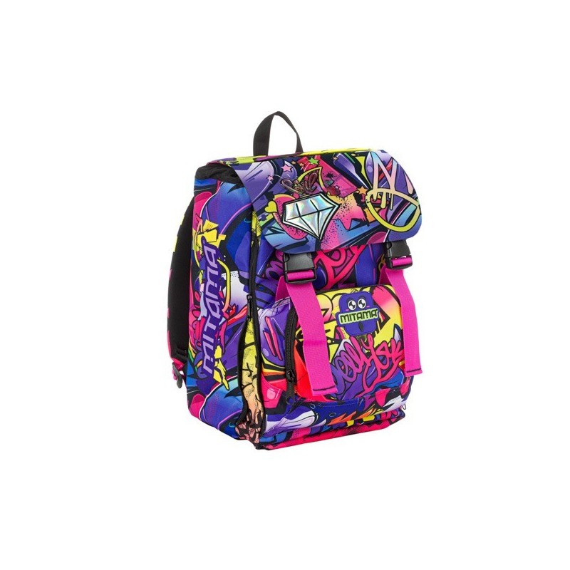 Sac à dos 4ZIP GIRL GRAPHICS HIP HOP DIAMOND MITAMA