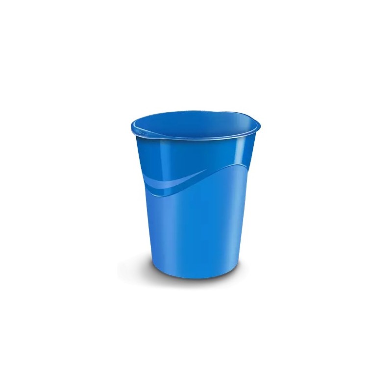 Corbeille à papier plastique 14l GLOSS CEP