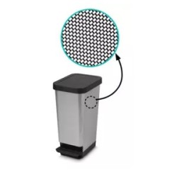 Corbeille à ordure avec pédale en plastique 45L CEP