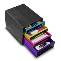 Bloc de rangement 5 tiroirs gloss CEP