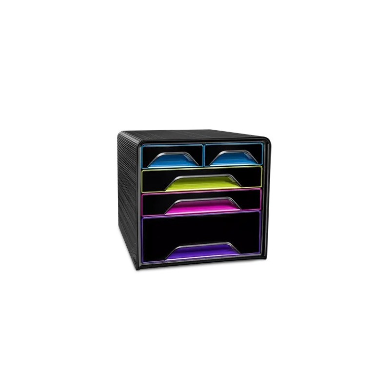 Bloc de rangement 5 tiroirs gloss CEP
