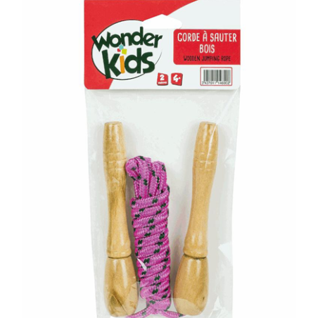 CORDE À SAUTER BOIS 2M