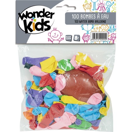 100 BOMBES À EAU + POMPE