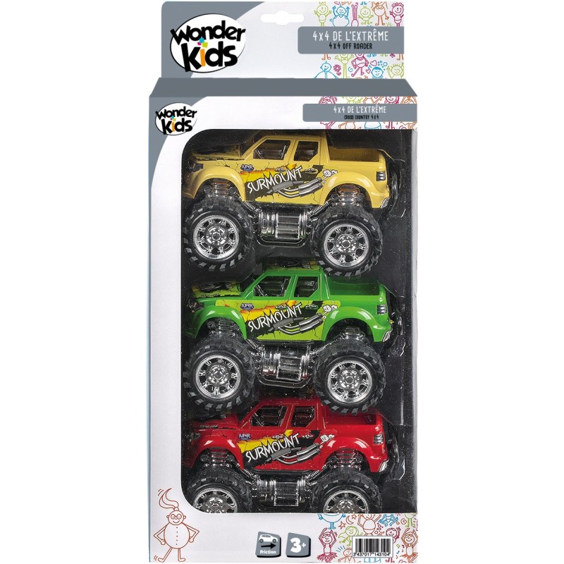 3 AUTOS CROSS 15CM FR ASS2