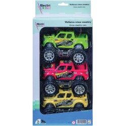3 AUTOS CROSS 15CM FR ASS2