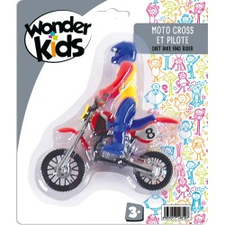 MOTO CROSS RL + PILOTE ASS6