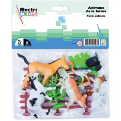 8 ANIMAUX FERME + ACC