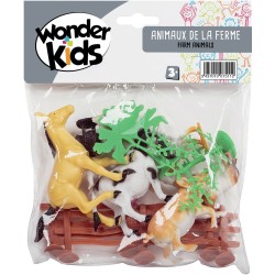 8 ANIMAUX FERME + ACC