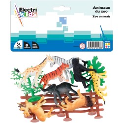 8 ANIMAUX ZOO + ACCESSOIRES