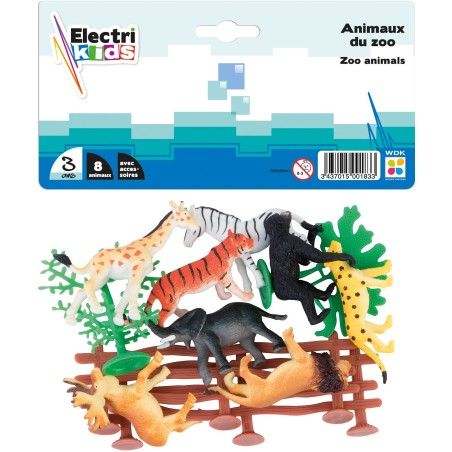 8 ANIMAUX ZOO + ACCESSOIRES