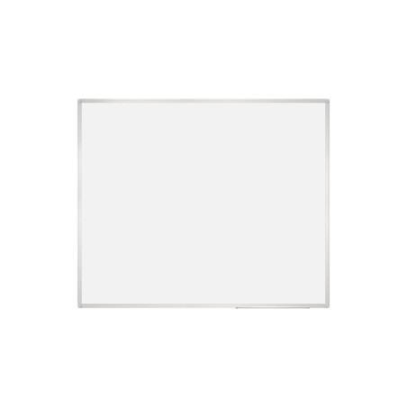 Tableau blanc magnétique laqué cadre alu 150x100 ROCADA